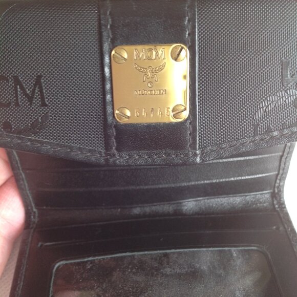 Unisex Amazing MCM Monogram Small Wallet Card ID Case - Picture 11 of 12